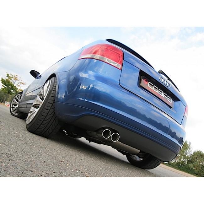 Audi A3 (8P) 2.0 TDI 140PS (2WD) (3 Door) Twin Tip Cat Back Performance Exhaust - Image 3