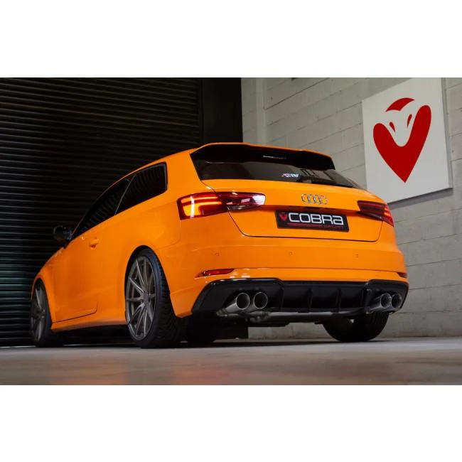 Audi S3 (8V) 3 Door (Valved) (13-18) Turbo Back Performance Exhaust - Image 10