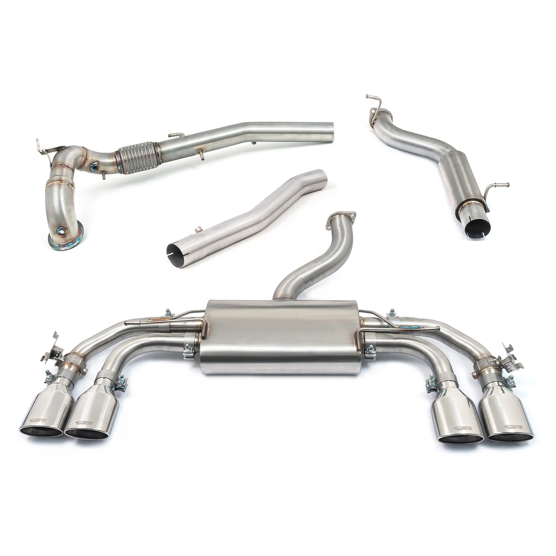 Audi S3 (8Y) 5 door Sportback Valved Turbo Back Performance Exhaust - Image 10