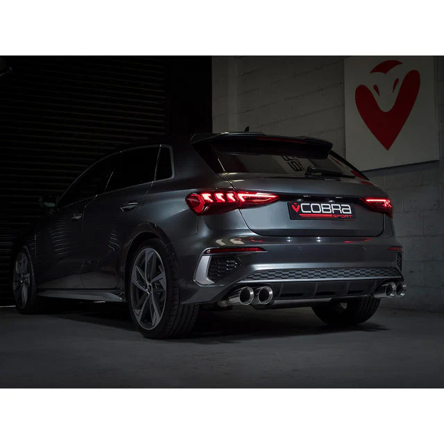 Audi S3 (8Y) 5 door Sportback Valved Turbo Back Performance Exhaust - Image 4