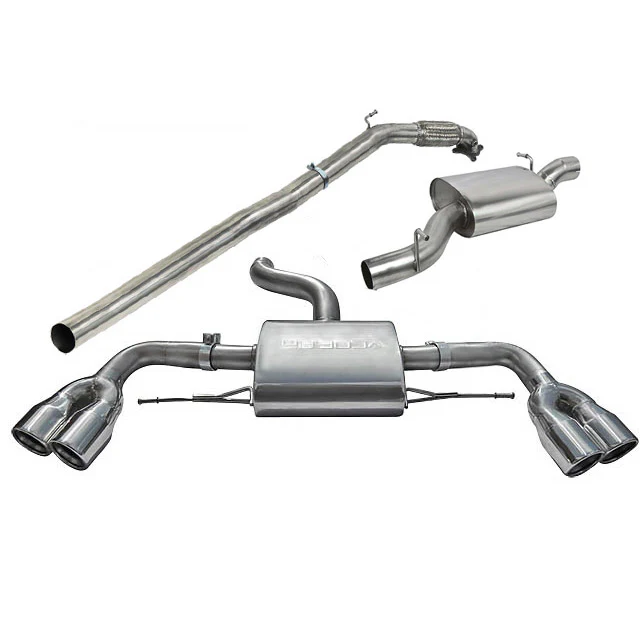 Audi TTS (Mk2) Quattro Turbo Back Performance Exhaust - Image 14