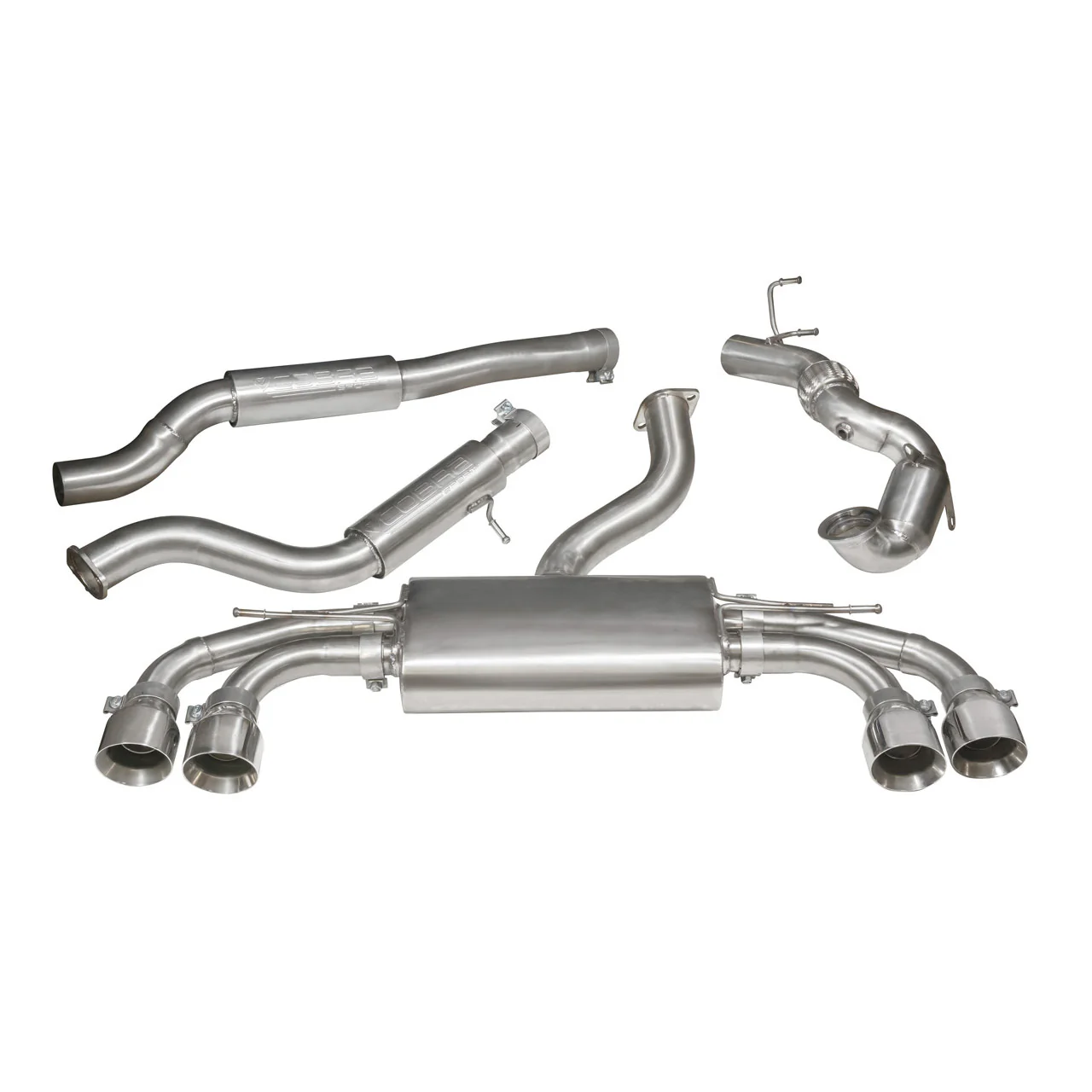 Audi TTS (Mk3) 2.0 TFSI Turbo Back Performance Exhaust - Image 13