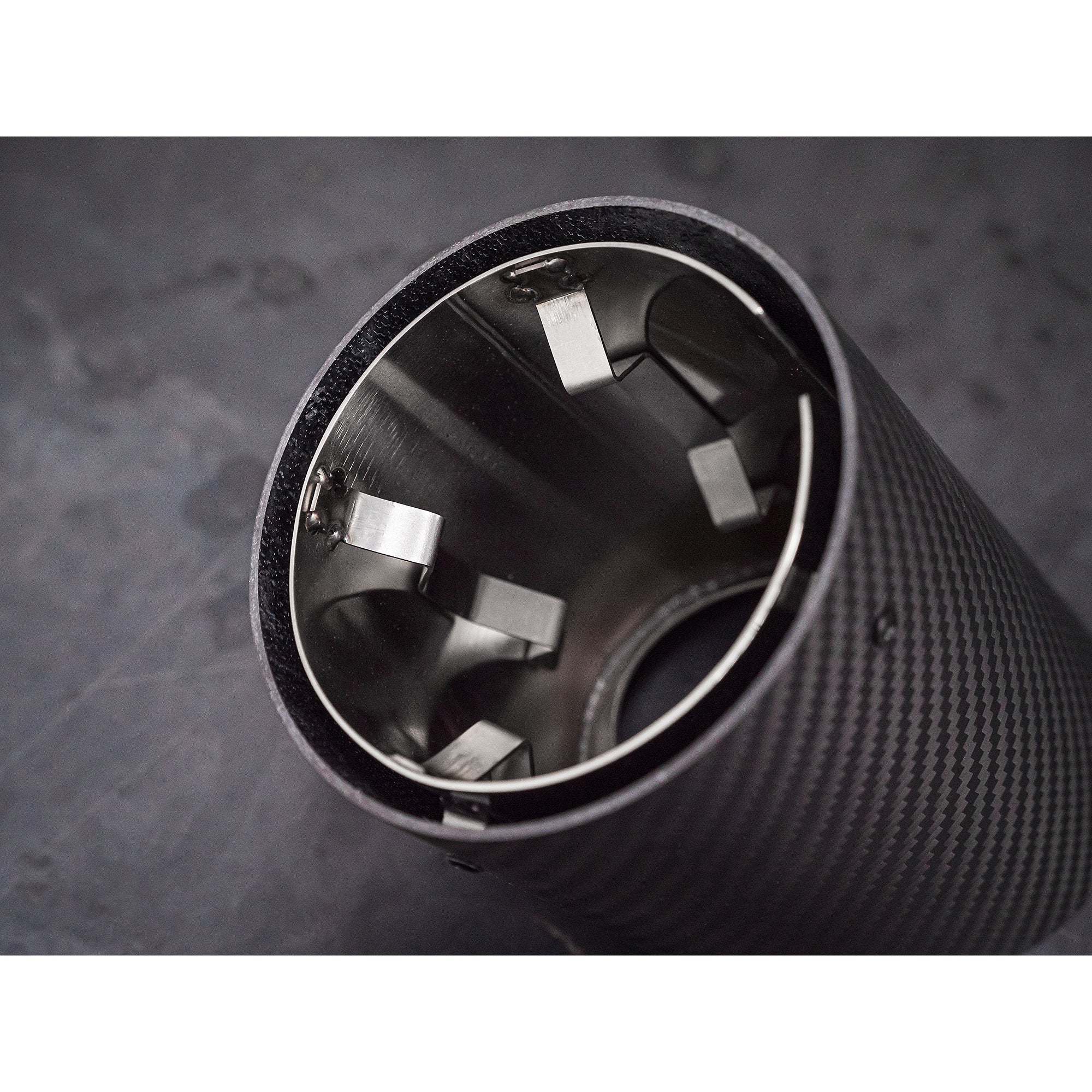 BMW 2 Series (G42) Carbon Fibre M Performance Tips - OEM Style Larger 4" Slip-on Replacement Tailpipes (Pair) - Image 3