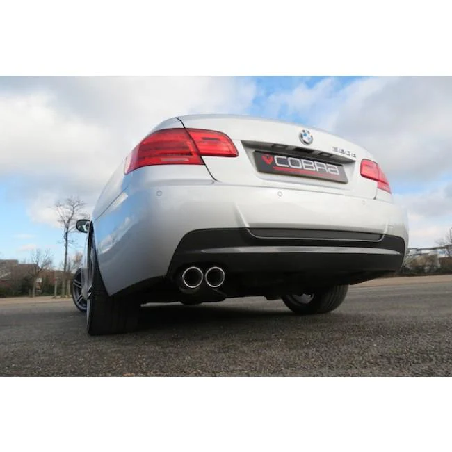 BMW 318D/320D (E92) Coupe Twin Tip Rear Box Performance Exhaust - Image 4