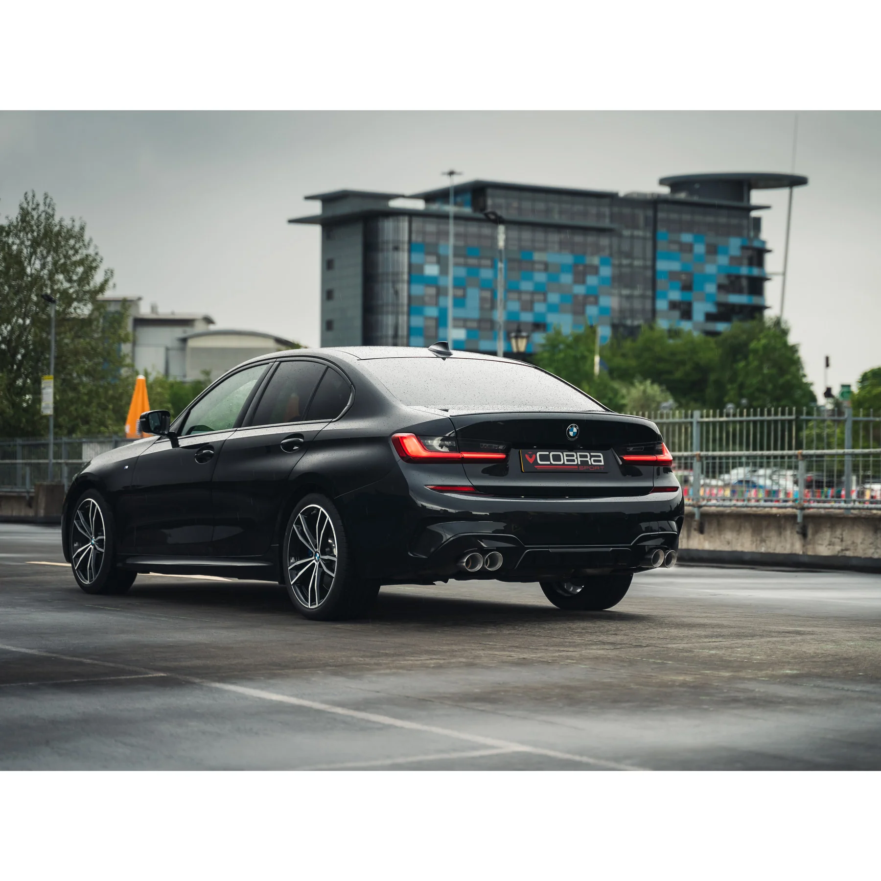 BMW 320i (G20) (19>) Non-Valved Quad Exit M3 Style Performance Exhaust - Image 9