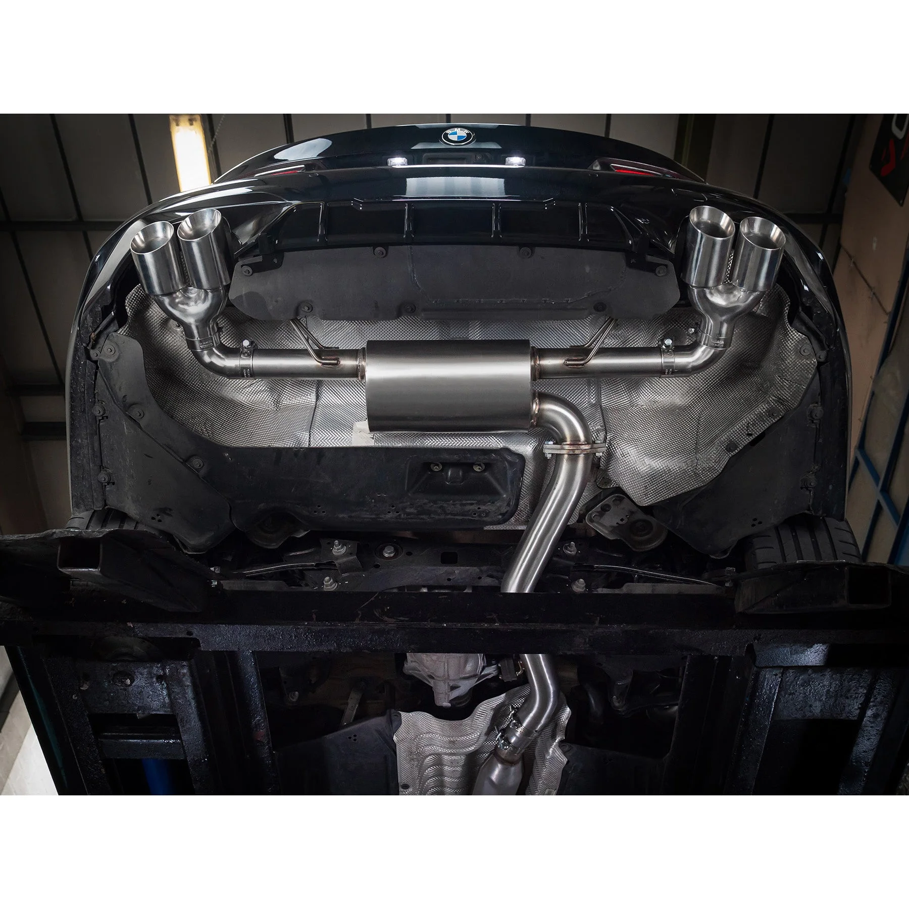 BMW 320i Touring (G21) (19>) Non-Valved Quad Exit M3 Style Performance Exhaust - Image 3