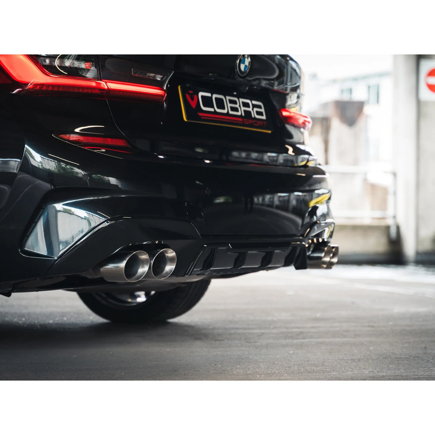 BMW 320i Touring (G21) (19>) Non-Valved Quad Exit M3 Style Performance Exhaust - Image 5
