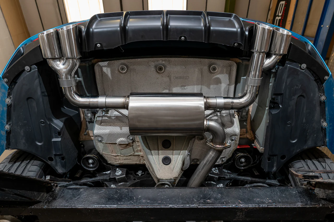 BMW 325D (F30 LCI/F31 LCI) (2015-19) Quad Exit M3 Style Performance Exhaust Conversion - Image 2