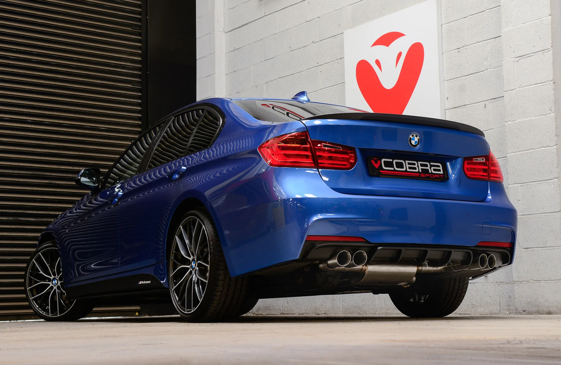 BMW 325D (F30 LCI/F31 LCI) (2015-19) Quad Exit M3 Style Performance Exhaust Conversion - Image 5
