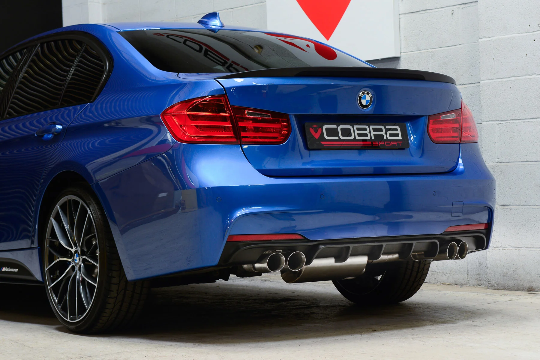 BMW 325D (F30 LCI/F31 LCI) (2015-19) Quad Exit M3 Style Performance Exhaust Conversion - Image 7