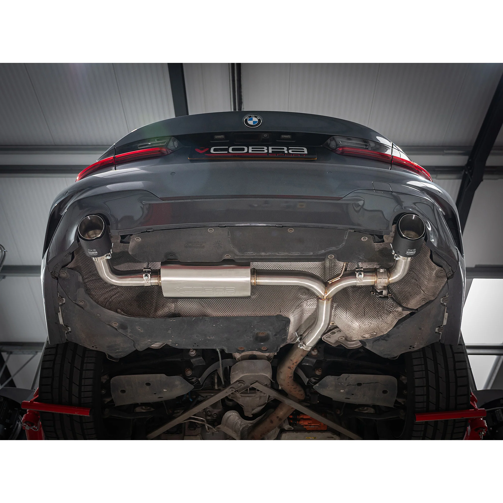 BMW 330e (G20) (19>) Valved Dual Exit Rear Axle Back Performance Exhaust - Image 4