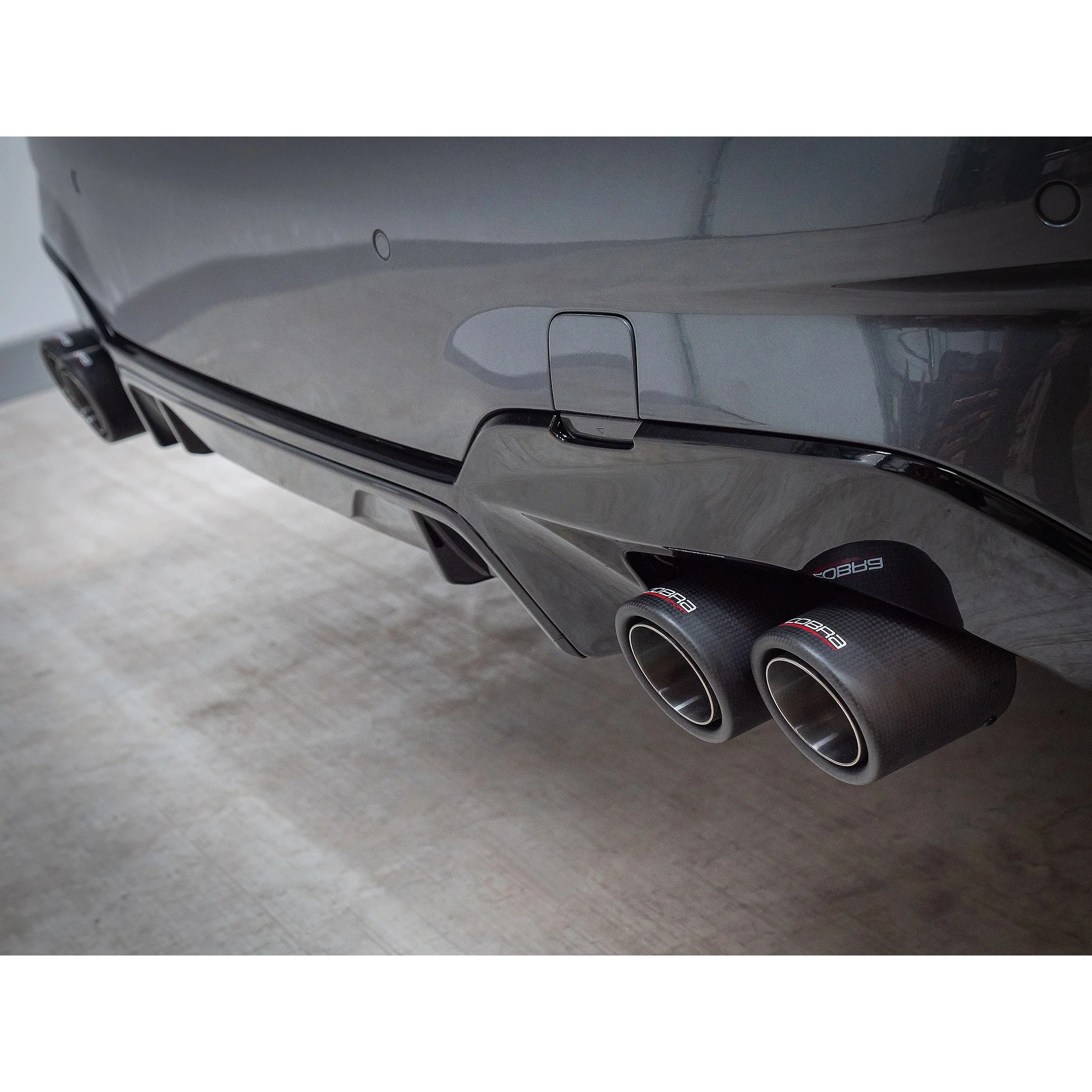 BMW 330e Touring (G21) (19>) Non-Valved Venom Quad Exit Rear Axle Back M3 Style Performance Exhaust - Image 5