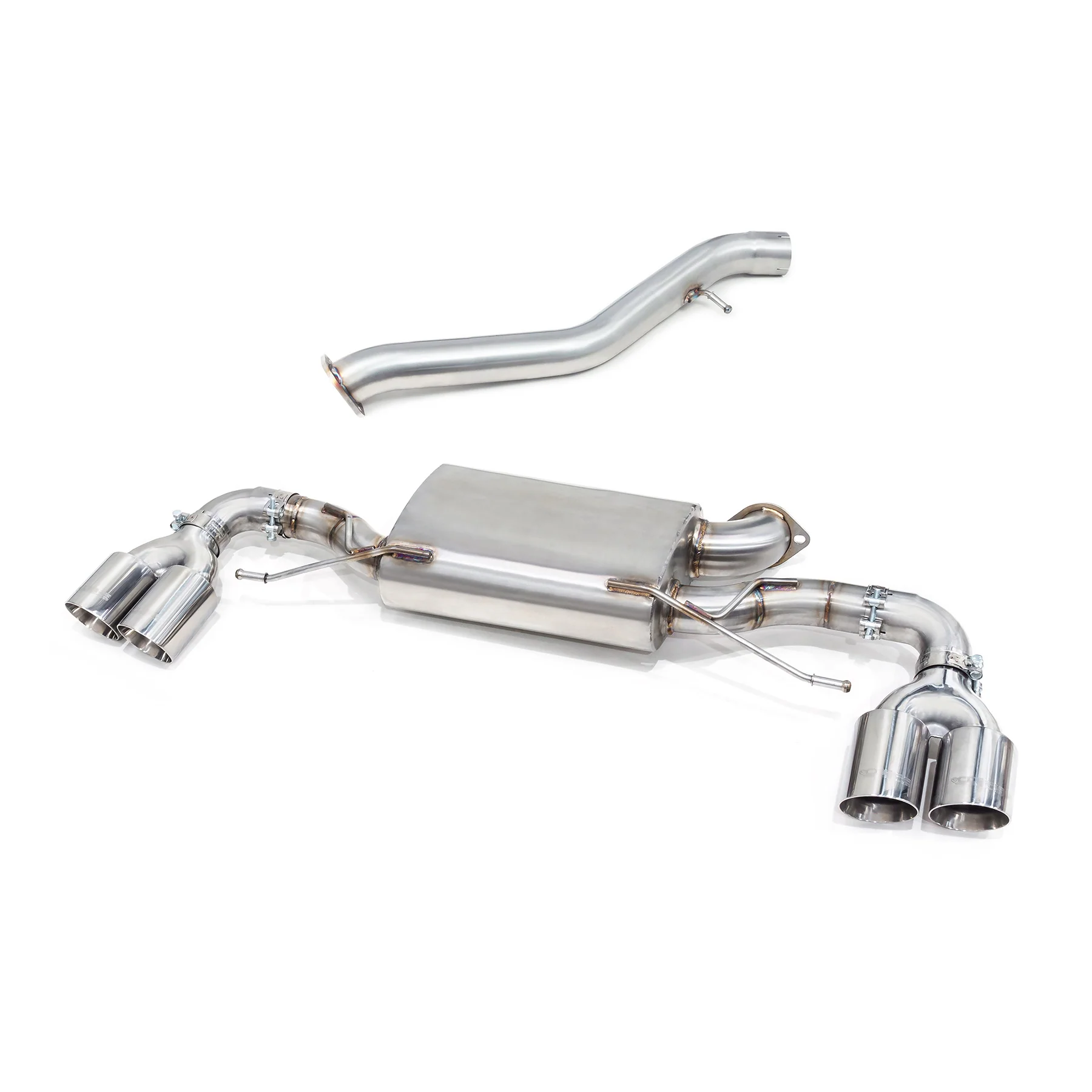 BMW 330i Touring (G21) (19>) Non-Valved Quad Exit M3 Style Performance Exhaust - Image 11