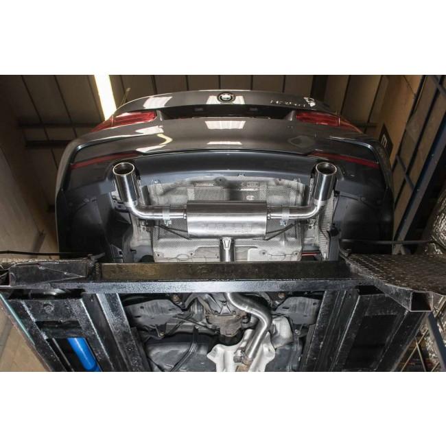 BMW 335D (F30) Dual Exit 340i Style Exhaust Conversion - Image 4
