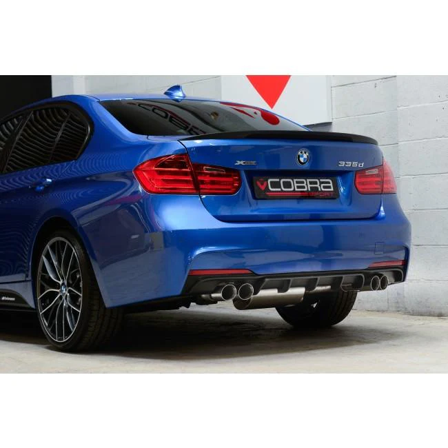 BMW 335D (F30/F31) Quad Exit M3 Style Exhaust Conversion - Image 8