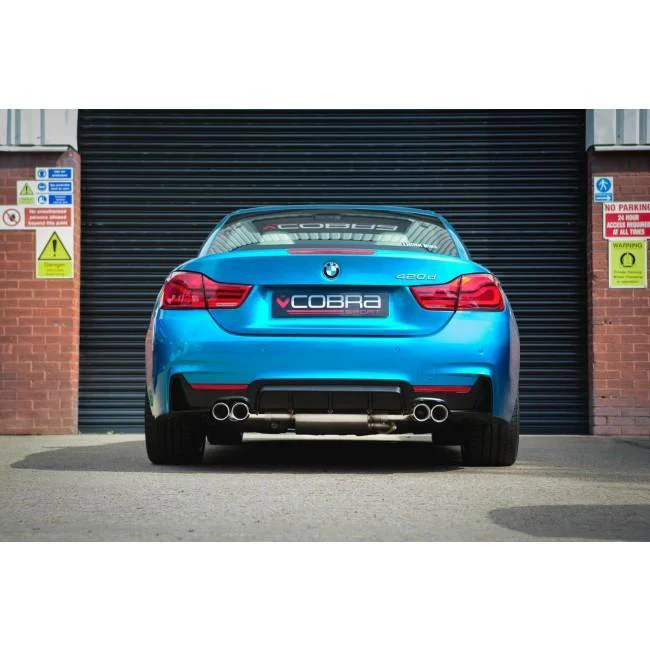 BMW 425D (F32/F33/F36) Quad Exit M4 Style Performance Exhaust Conversion - Image 6