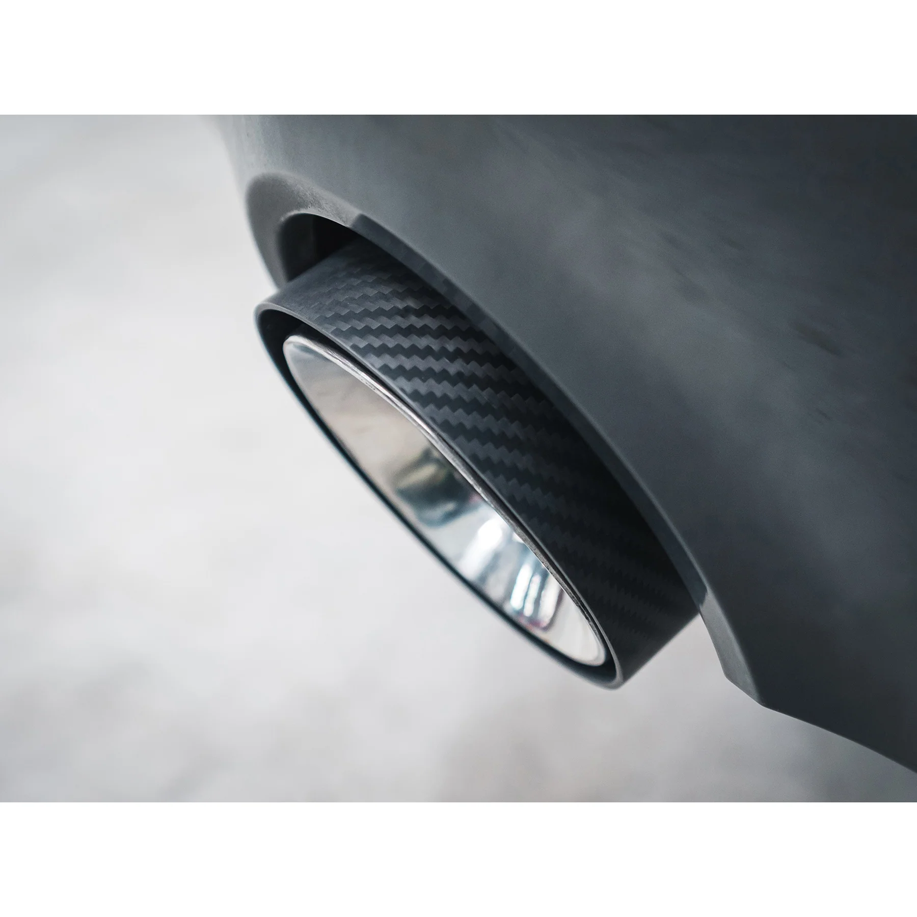 BMW G-Series Carbon Fibre M Performance Tips - OEM Style Larger 4" Slip-on Replacement Tailpipes (Pair) - Image 4