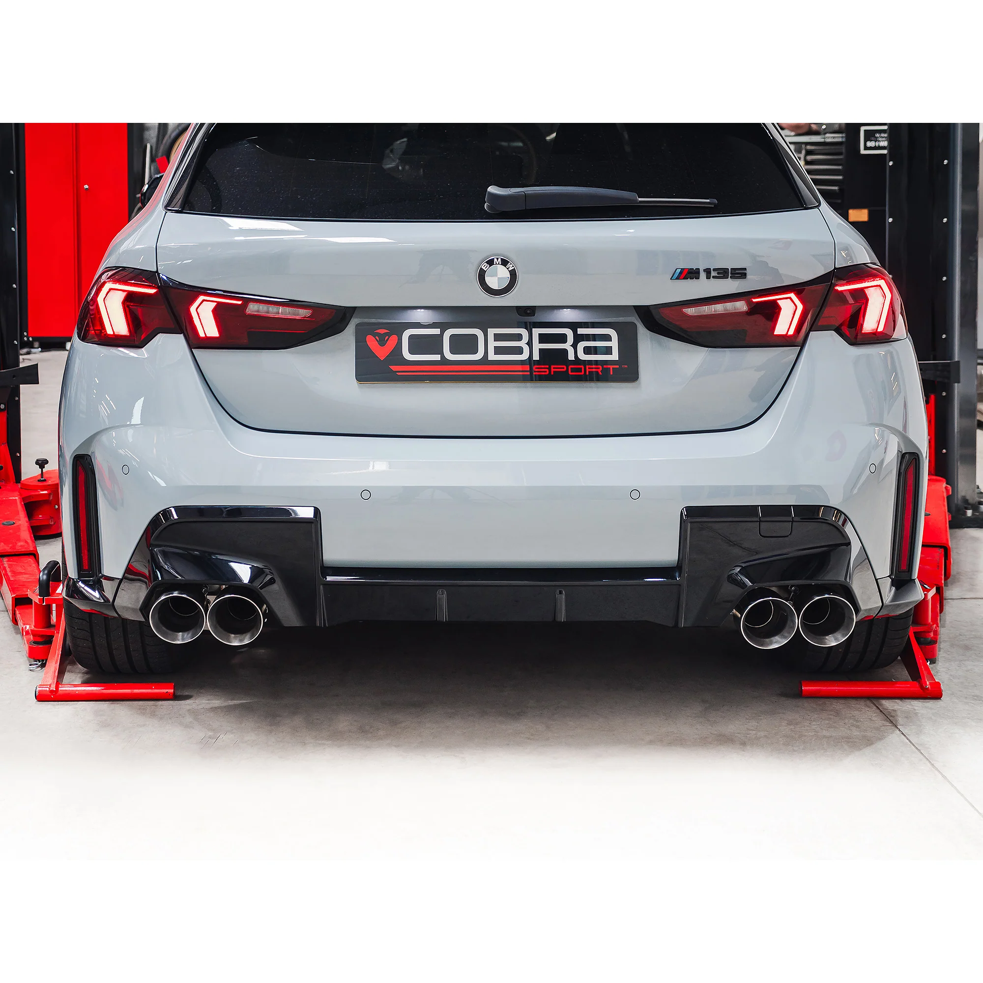 BMW M135 (F70) Quad Exit GPF Back Performance Exhaust - Image 11