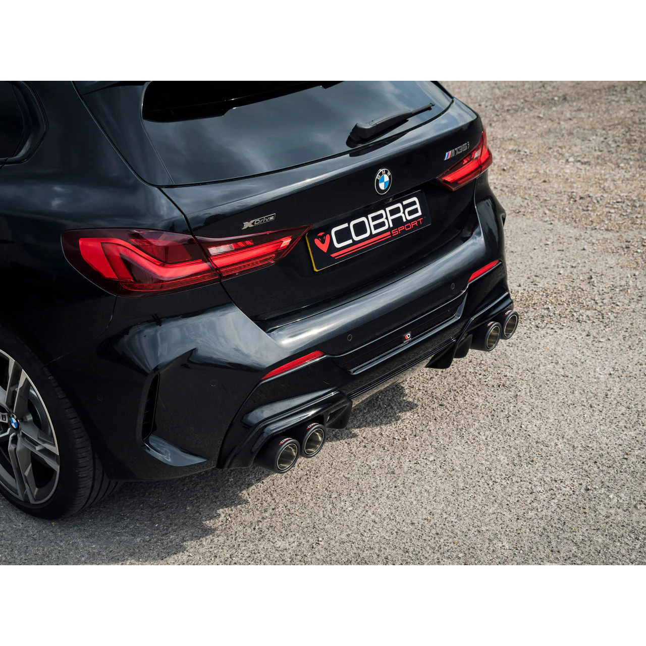 BMW M135i (F40) Quad Exit GPF/PPF Back M3 Style Performance Exhaust - Image 4