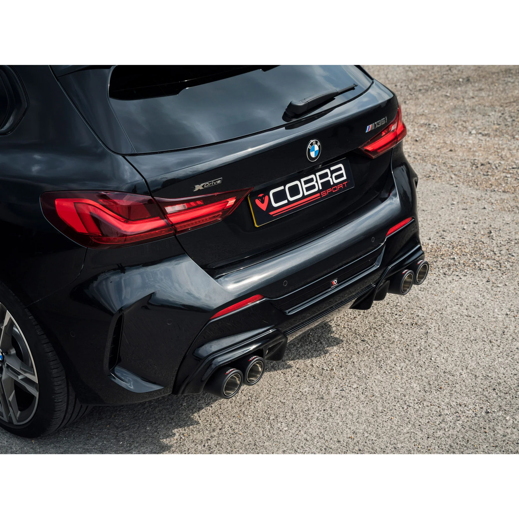 BMW M135i (F40) Quad Exit M3 Style Turbo Back Performance Exhaust - Image 4