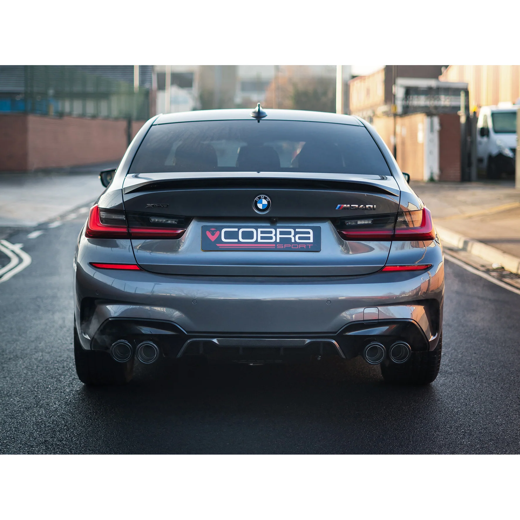 BMW M340i (G20) (19>) (UK/EU) Valved Quad Exit GPF/PPF Back Performance Exhaust - Image 10