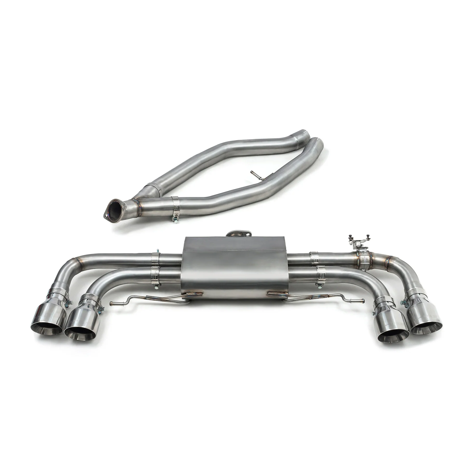 BMW M340i (G20) (19>) (UK/EU) Valved Quad Exit GPF/PPF Back Performance Exhaust - Image 2