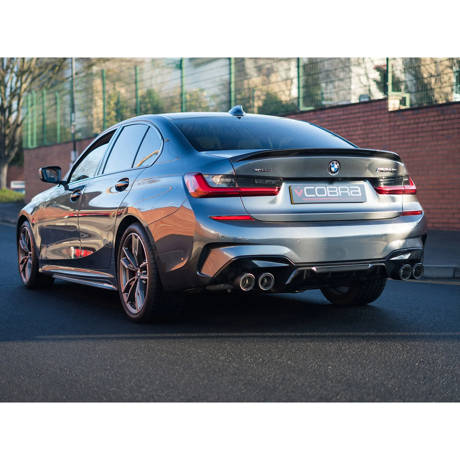 BMW M340i (G20) (19>) (UK/EU) Valved Quad Exit GPF/PPF Back Performance Exhaust - Image 9