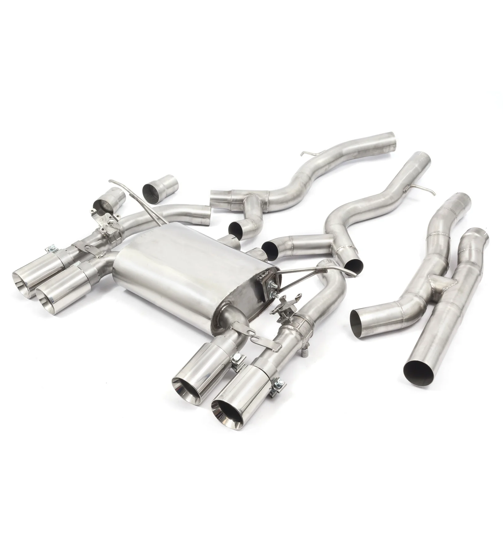 BMW M4 (F82) Coupe 3" Valved Secondary Cat Back Performance Exhaust - Image 18