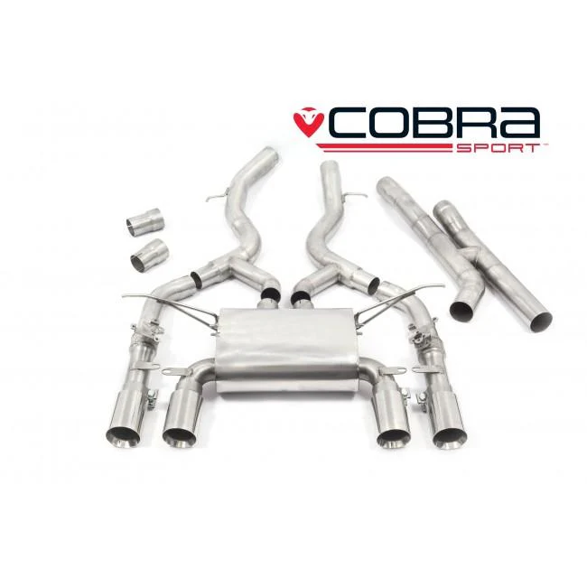 BMW M4 (F82) Coupe 3" Valved Secondary Cat Back Performance Exhaust - Image 3