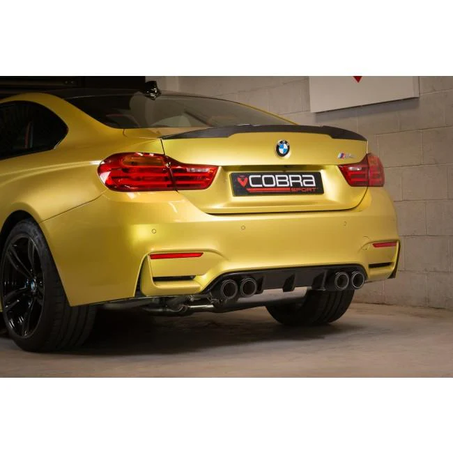 BMW M4 (F82) Coupe 3" Valved Secondary Cat Back Performance Exhaust - Image 5