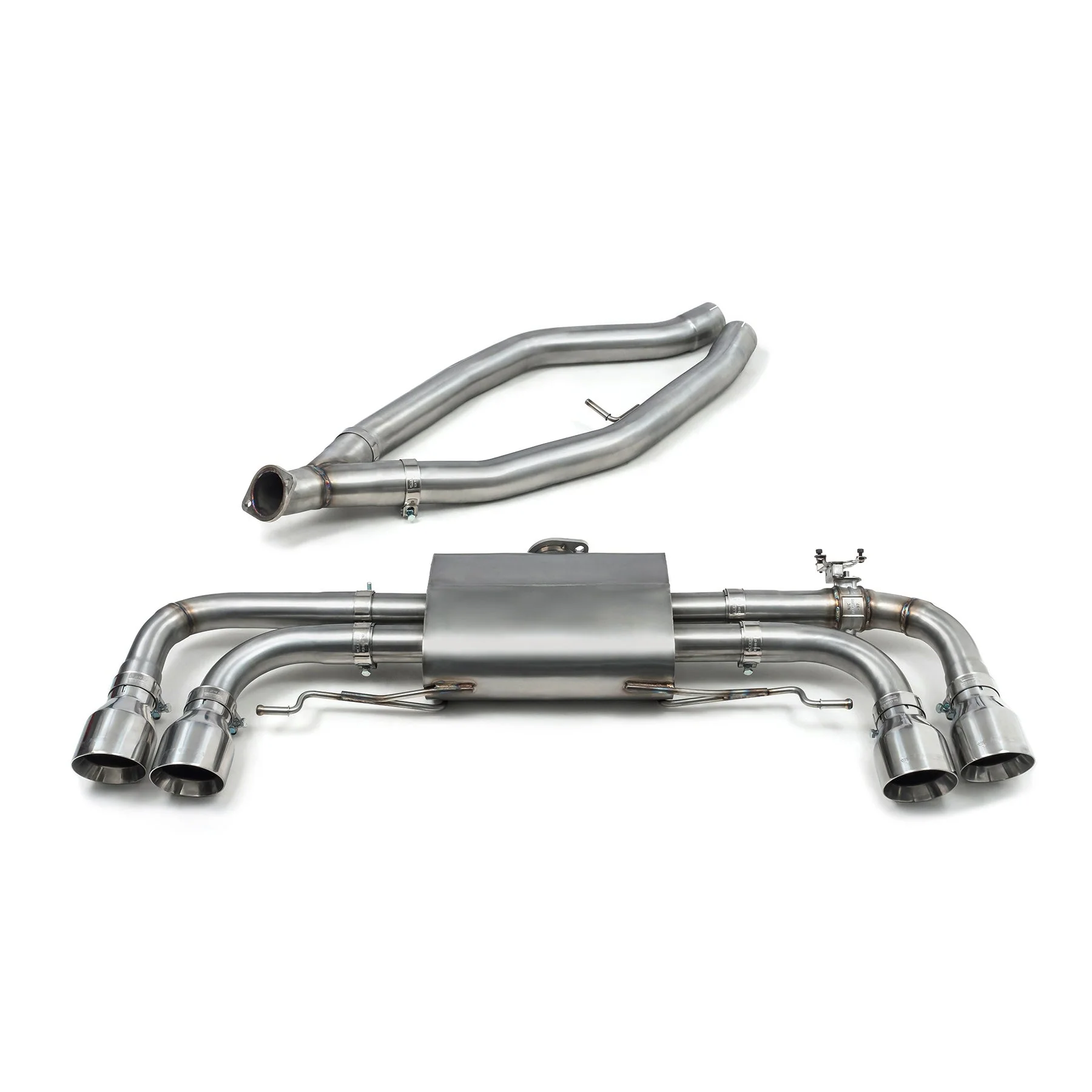 BMW M440i (G22) (22>) (UK/EU) Valved Quad Exit GPF/PPF Back Performance Exhaust - Image 2