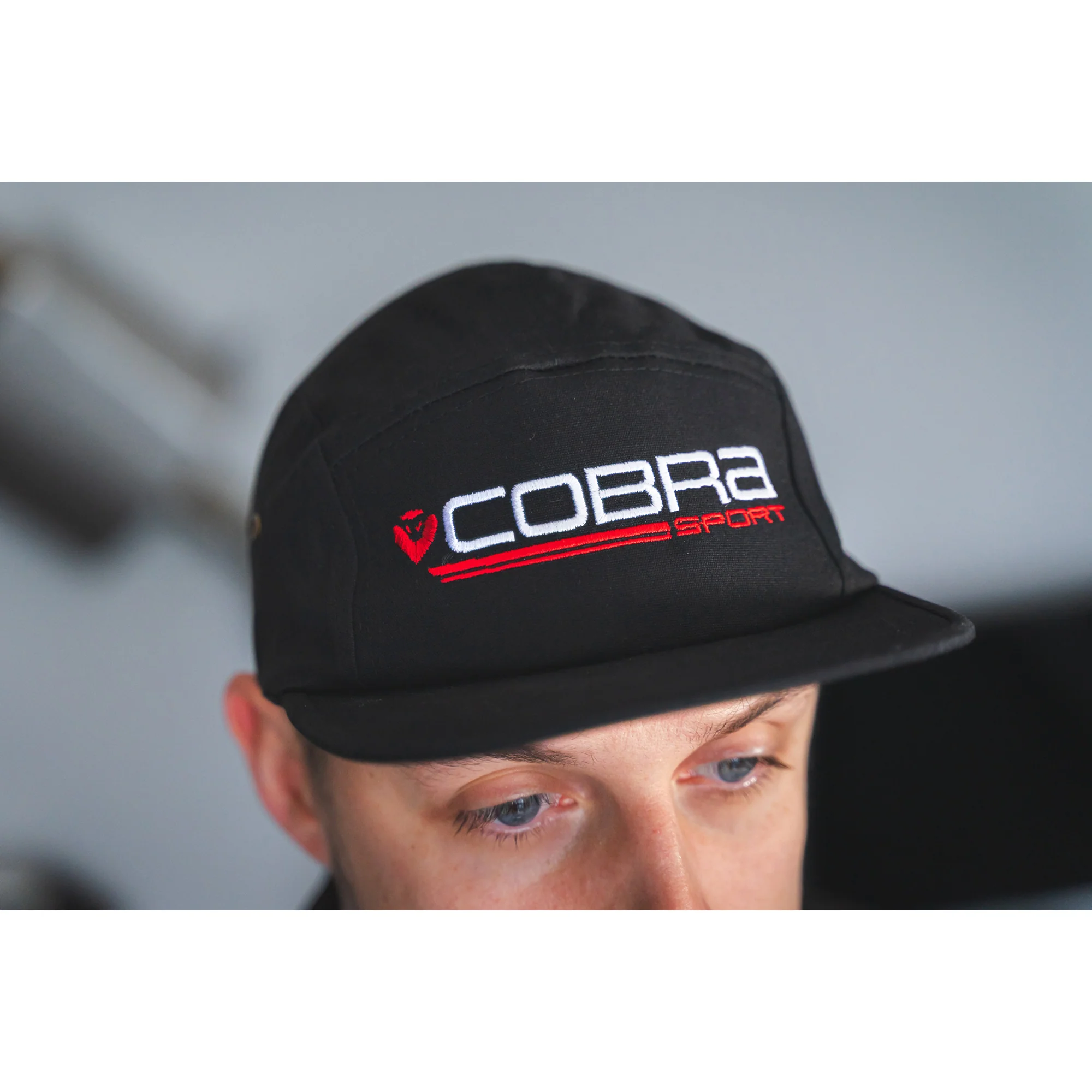 Cobra Sport 5-Panel Cap - Black - Image 3