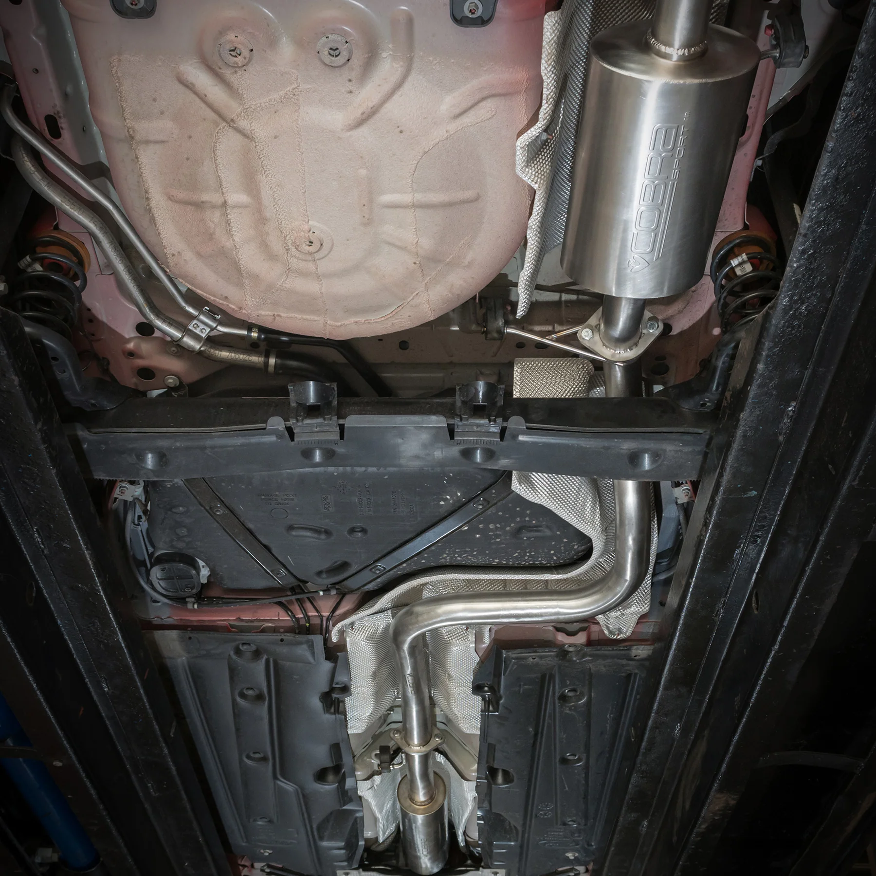 Ford Fiesta (Mk8) 1L EcoBoost ST-Line (ST Style) Twin Tip Cat Back Performance Exhaust - Image 3