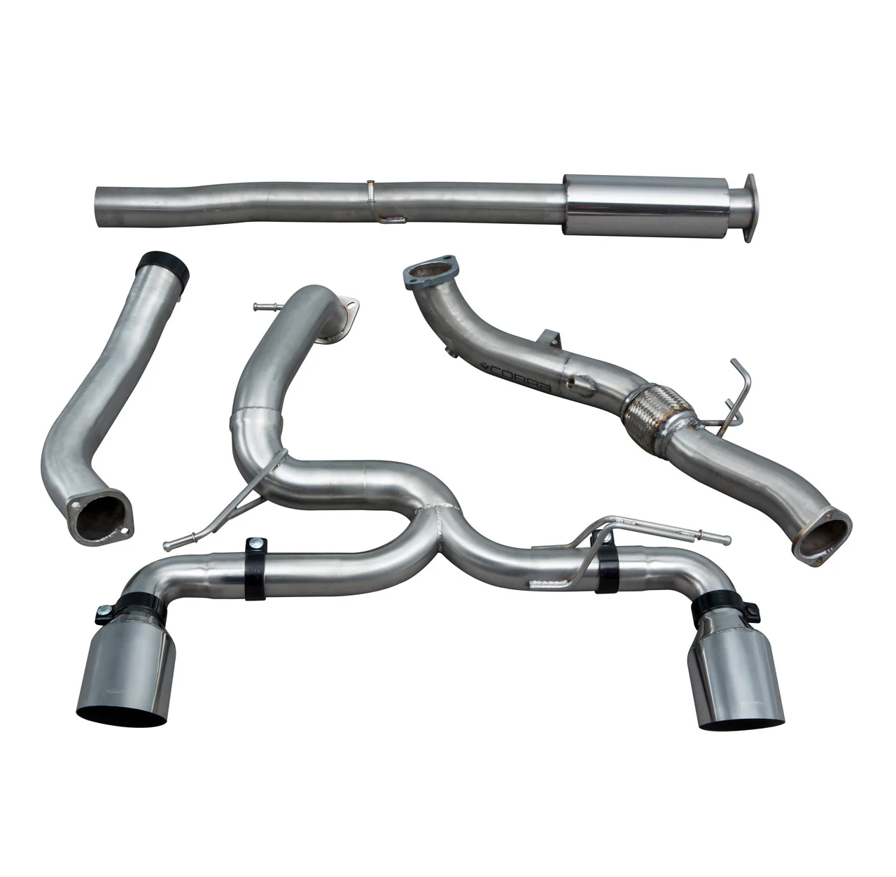 Ford Focus RS (MK3) Venom Box Delete Race Turbo Back Performance Exhaust - Image 14