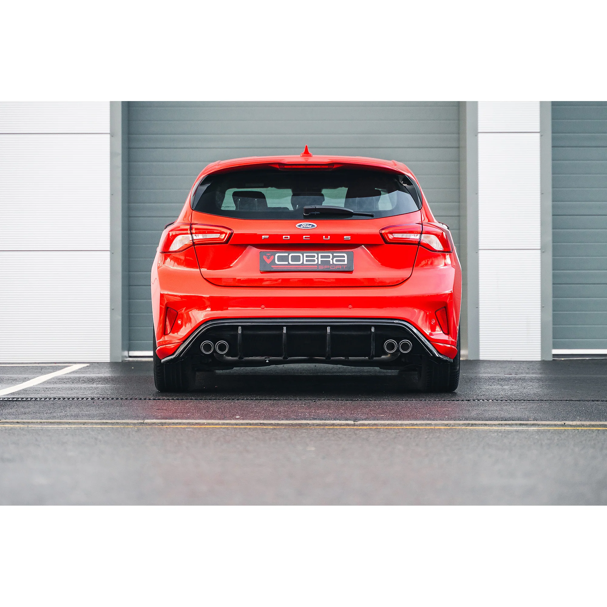 Ford Focus ST-Line 1.0L 125PS (Mk4) Quad Exit Rear Performance Exhaust - Image 10