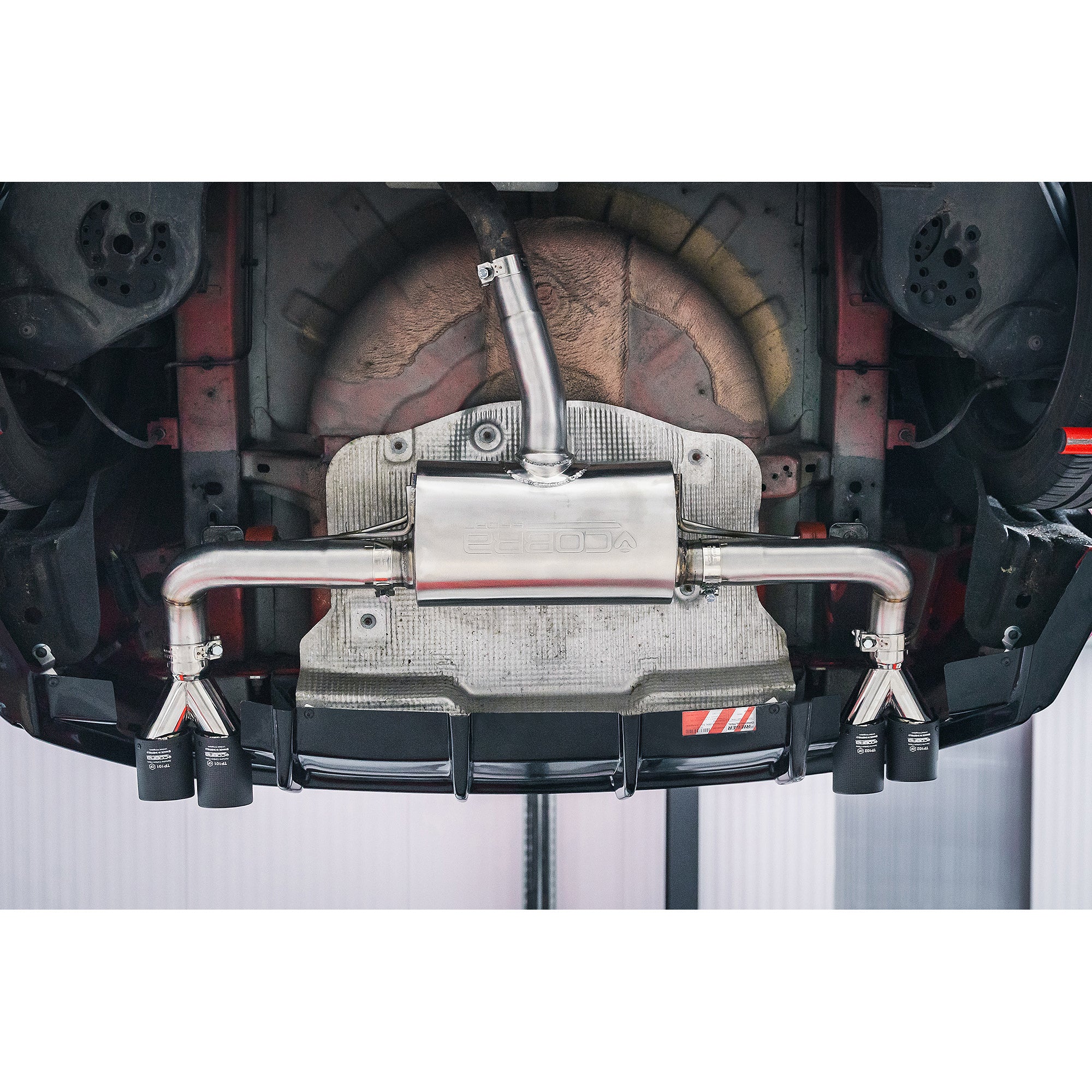 Ford Focus ST-Line 1.0L 125PS (Mk4) Quad Exit Rear Performance Exhaust - Image 3