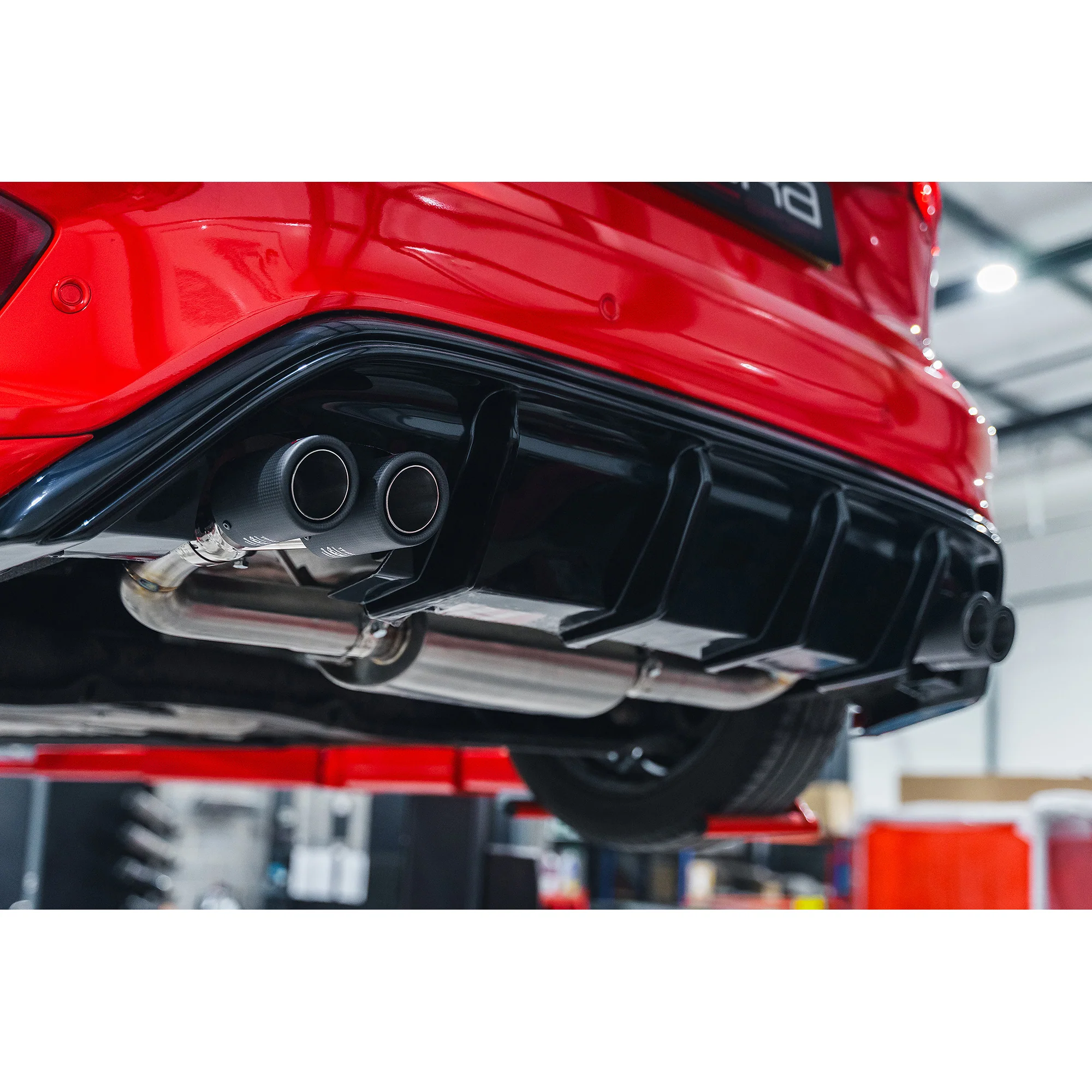 Ford Focus ST-Line 1.0L 125PS (Mk4) Quad Exit Rear Performance Exhaust - Image 4