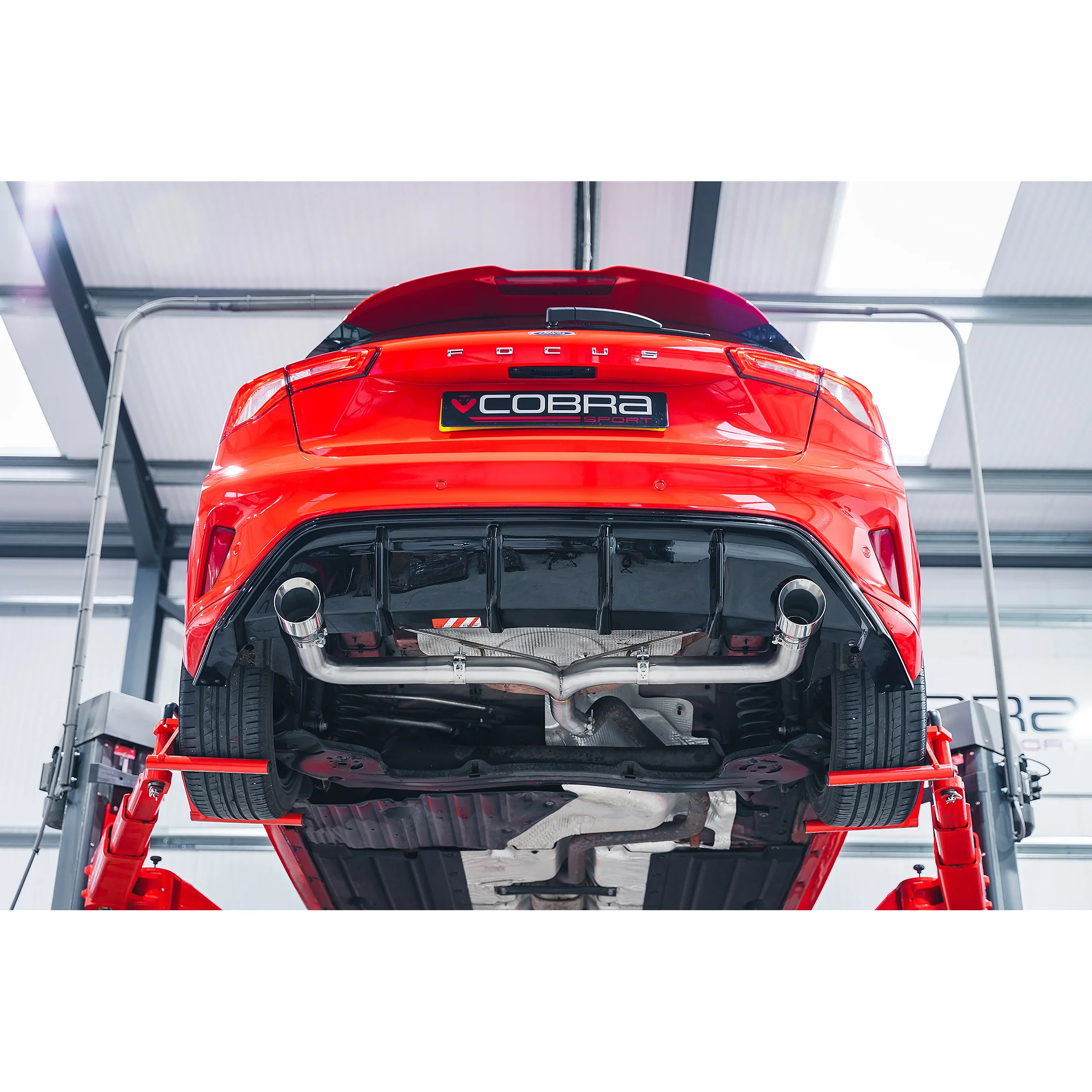 Ford Focus ST-Line 1.0L 125PS (Mk4) Venom 'ST Style' Dual Exit Rear Performance Exhaust - Image 3