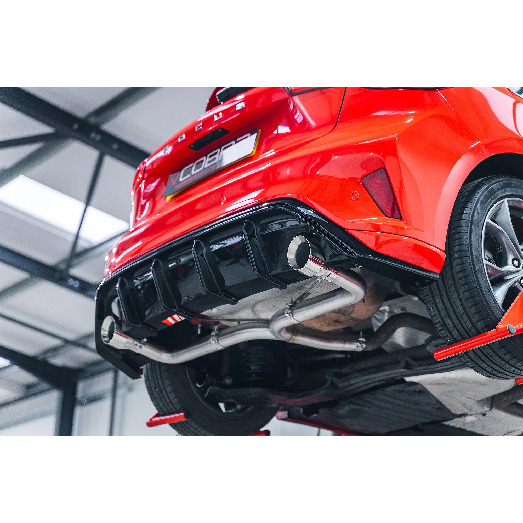Ford Focus ST-Line 1.0L 125PS (Mk4) Venom 'ST Style' Dual Exit Rear Performance Exhaust - Image 4