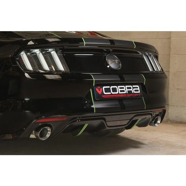 Ford Mustang 2.3 EcoBoost Convertible (2018>) 2.5" Venom Box Delete Axle Back Performance Exhaust - Image 5