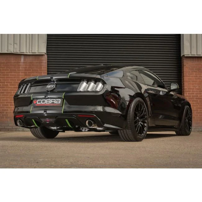 Ford Mustang 2.3 EcoBoost Fastback (2015-18) 2.5" Venom Box Delete Axle Back Performance Exhaust - Image 7
