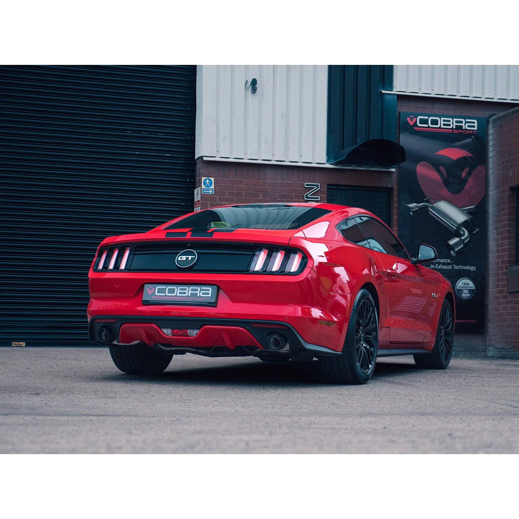 Ford Mustang 2.3 EcoBoost Fastback (2015-18) 2.5" Venom Box Delete Axle Back Performance Exhaust - Image 9