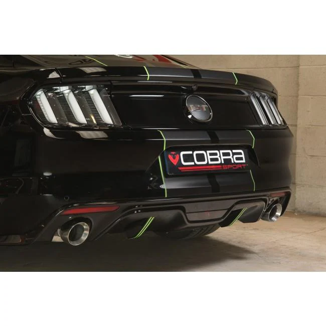 Ford Mustang 5.0 V8 GT (2015-18) 2.5" Venom Box Delete Axle Back Performance Exhaust - Image 5