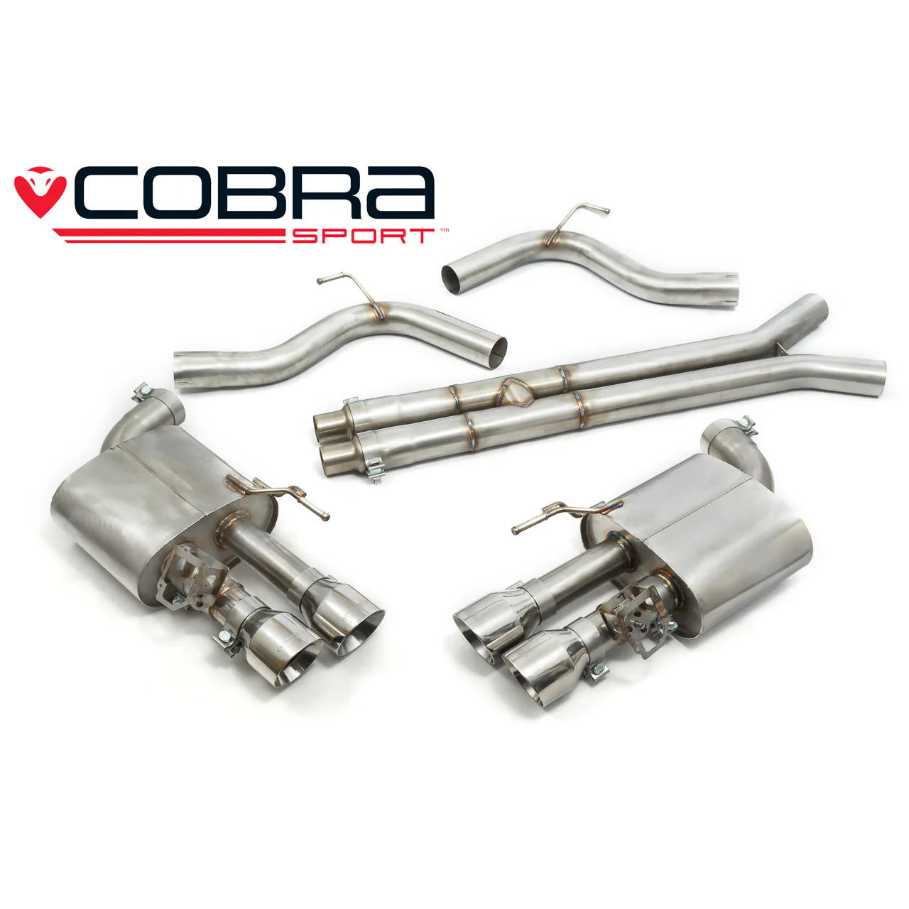 Ford Mustang 5.0 V8 GT (2018>) Facelift 3" Valved Cat Back Performance Exhaust - Image 13