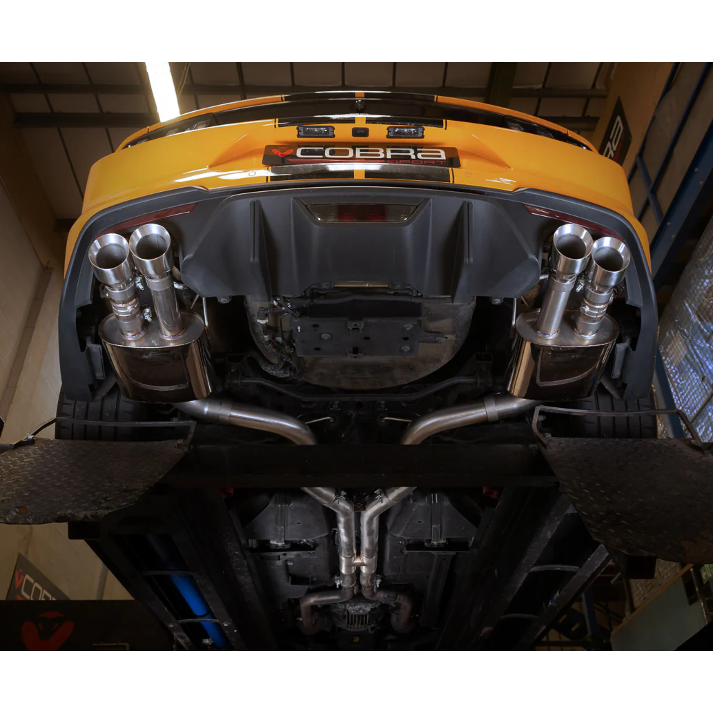 Ford Mustang 5.0 V8 GT (2018>) Facelift 3" Valved Cat Back Performance Exhaust - Image 7