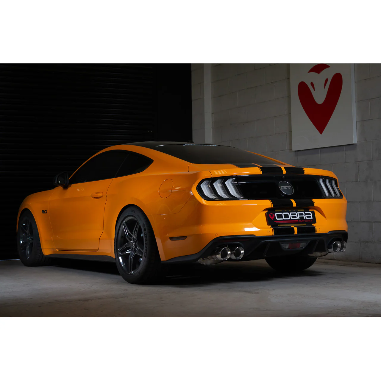 Ford Mustang 5.0 V8 GT (2018>) Facelift 3" Valved Cat Back Performance Exhaust - Image 9