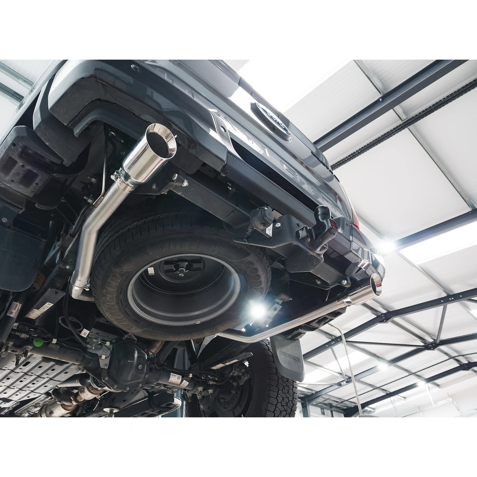 Ford Ranger (Mk4) 2.0 Tdci Ecoblue Raptor Style Dual Exit Performance Exhaust - Image 3