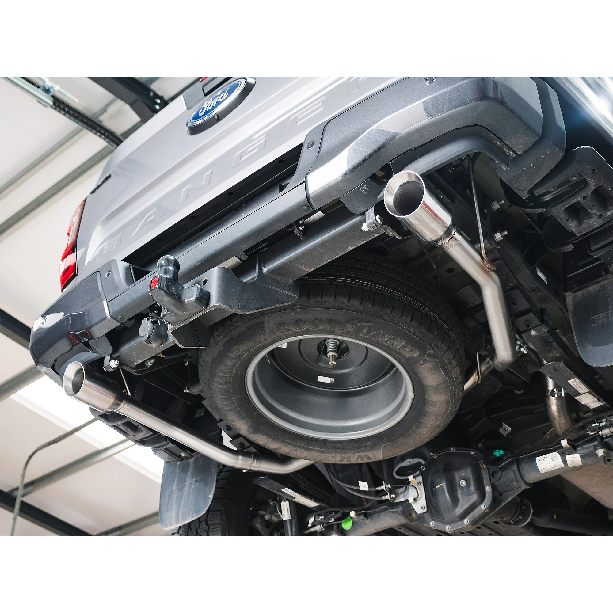 Ford Ranger (Mk4) 2.0 Tdci Ecoblue Raptor Style Dual Exit Performance Exhaust - Image 4