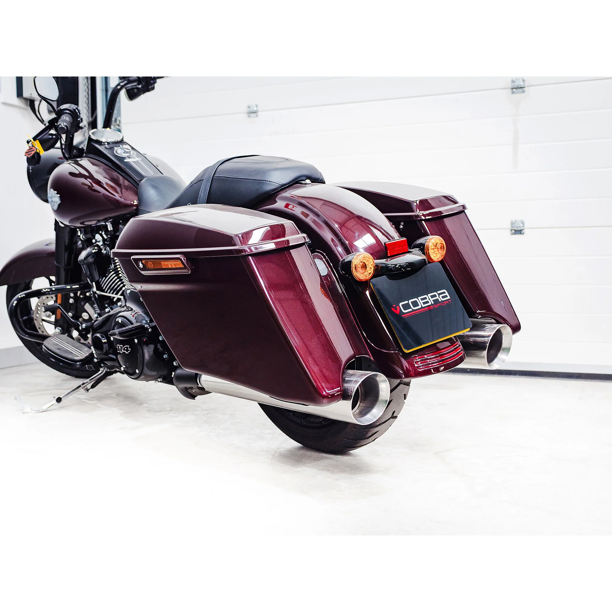 Harley-Davidson Touring Slash Cut Performance Slip-on Tailpipes - Image 6