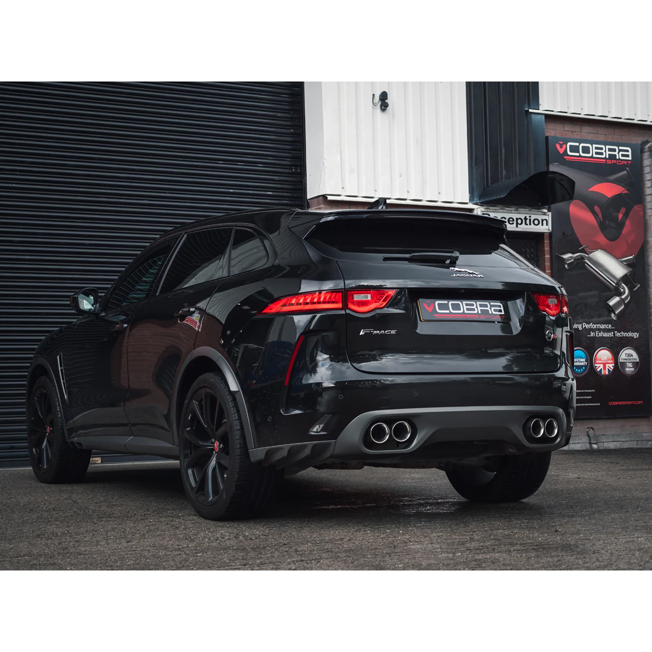 Jaguar F-Pace SVR Resonator Delete Performance Exhaust Pipe - Image 2